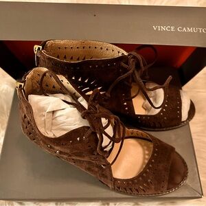 Vince Camuto Tarita suede booties